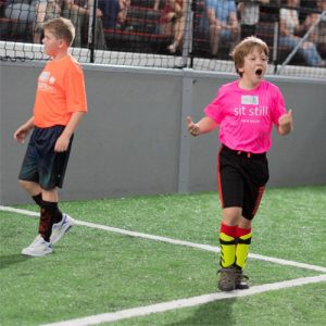 Children playing a sport